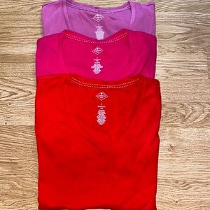 Bundle of three St.John’s bay szL , excellent condition tees
